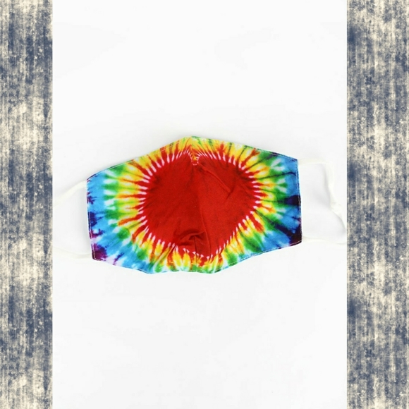 Accessories - ✴️ 3 for $20 ✳️ Tie dye 🌈 rainbow ❤ heart cloth fashion face mask